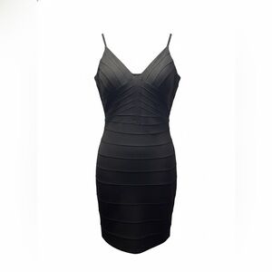 Max & Cleo Black Strappy Mini Dress